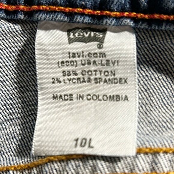 Vintage Y2K Levis 550 Womens Stretch Denim High Rise Boot Cut Jeans~10~ - Picture 5 of 6